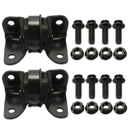 Solid Spare For 99-07 Chevy Silverado GMC Front Torsion Bar Crossmember Mount Steel 2PCS