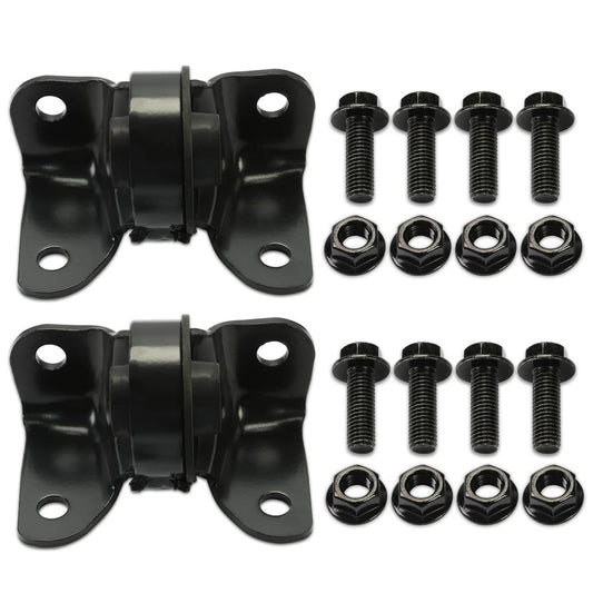 Solid Spare For 99-07 Chevy Silverado GMC Front Torsion Bar Crossmember Mount Steel 2PCS