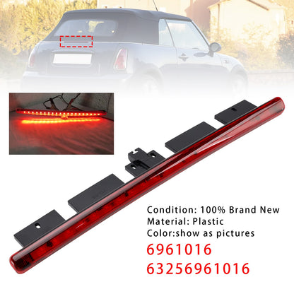 Rear Third Brake Light 63256961016 For Mini Cooper Convertible R52 03-08 Red