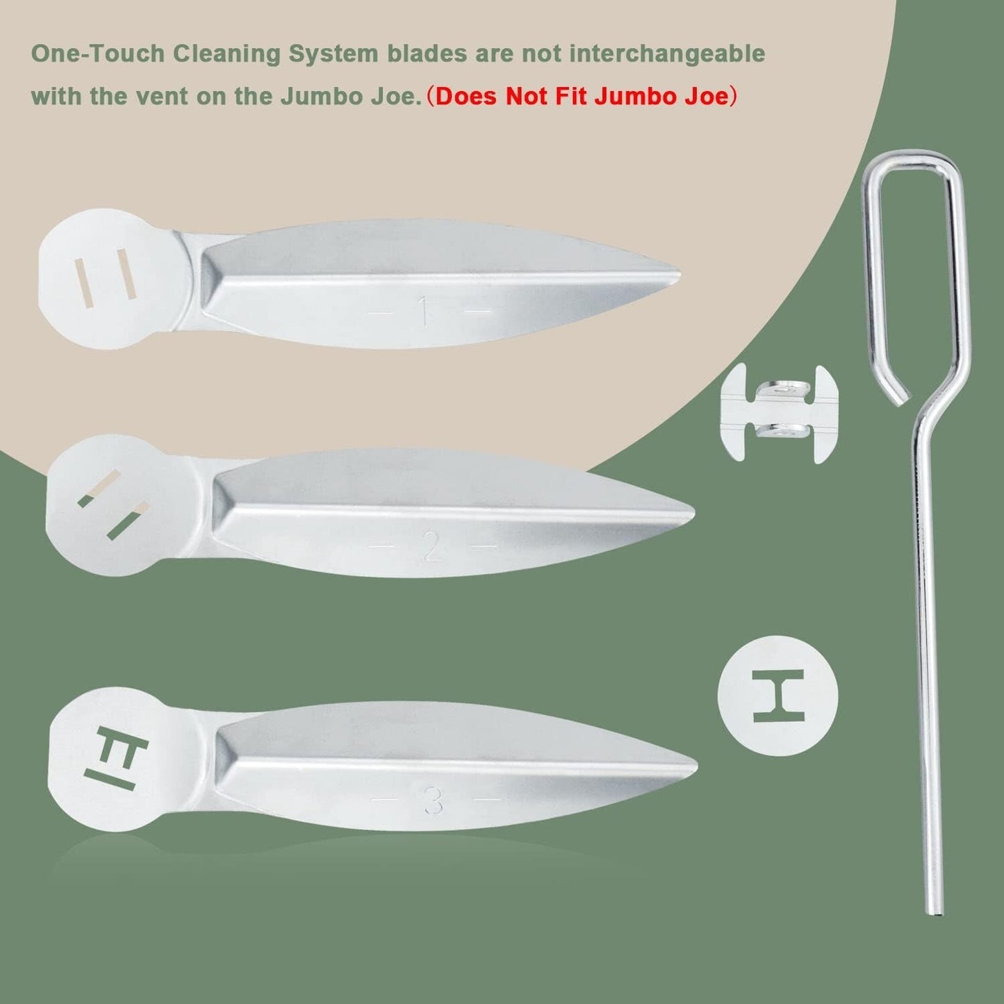 18-1/2-Inch One-Touch Cleaning System Kit For Weber Grill 90992 3618 7443 307443