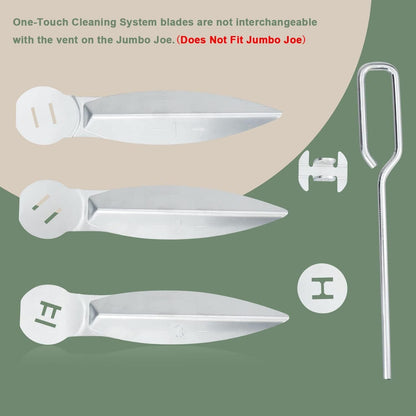 18-1/2-Inch One-Touch Cleaning System Kit For Weber Grill 90992 3618 7443 307443