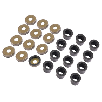 Solid Spare For Yamaha Banshee 350 YFZ350 Black & Gold Front A Arm Bushing & Dust Cover Kit