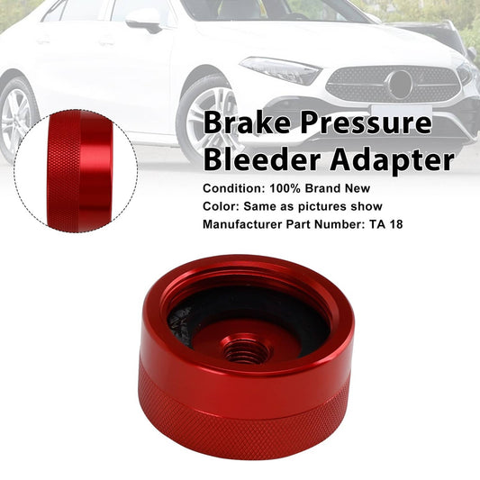 Solid Spare Specialty Tool Brake Pressure Bleeder Adapter TA18 Fit Mercedes Benz
