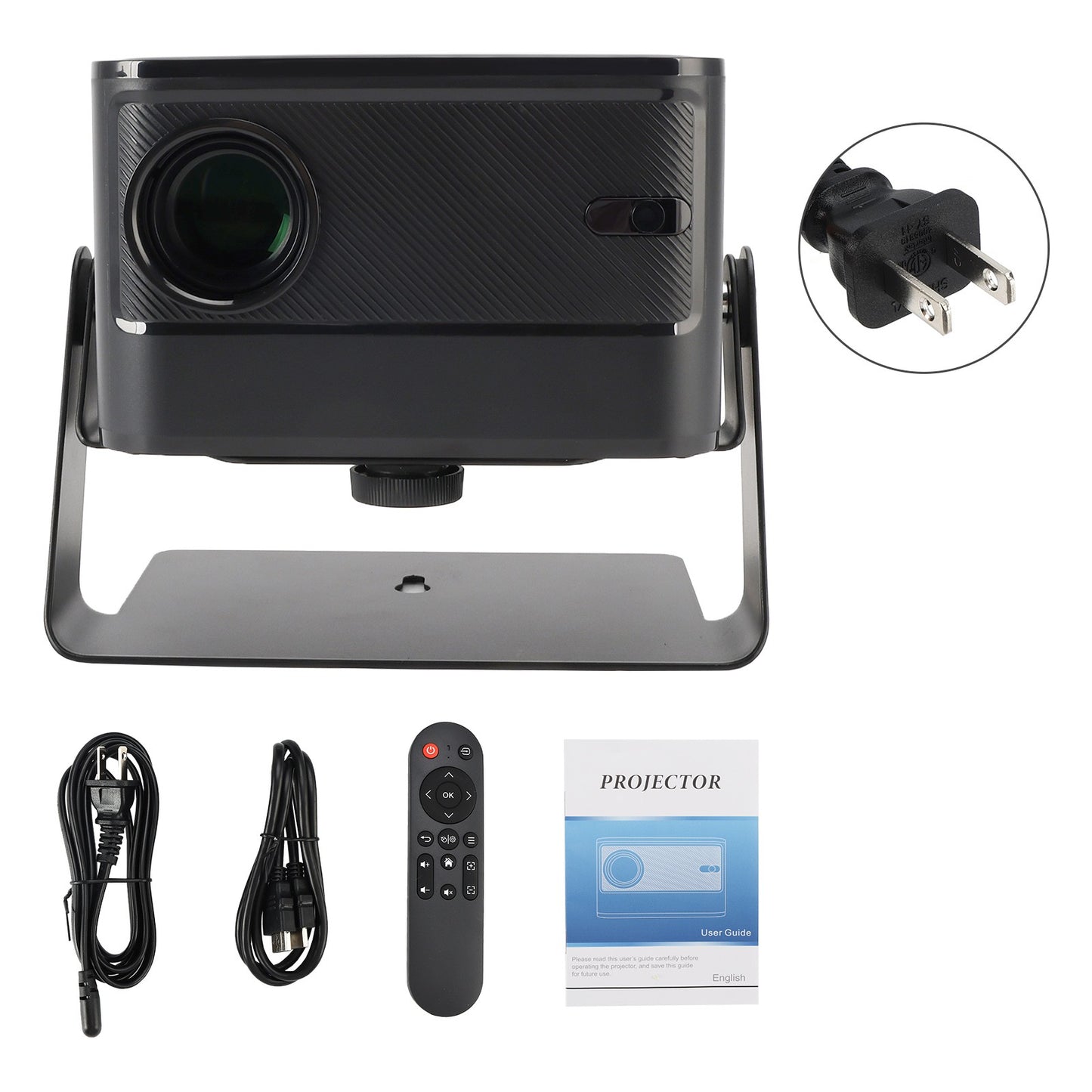 4K Projector Smart Android Projector Smart Voice Dual Frequency HD Projector US