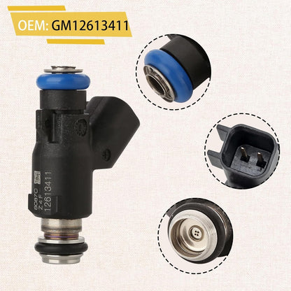 8x 12613411GM Flex Fuel Injectors For 2010-14 Chevy Tahoe GMC Sierra 4.8 5.3 6.0