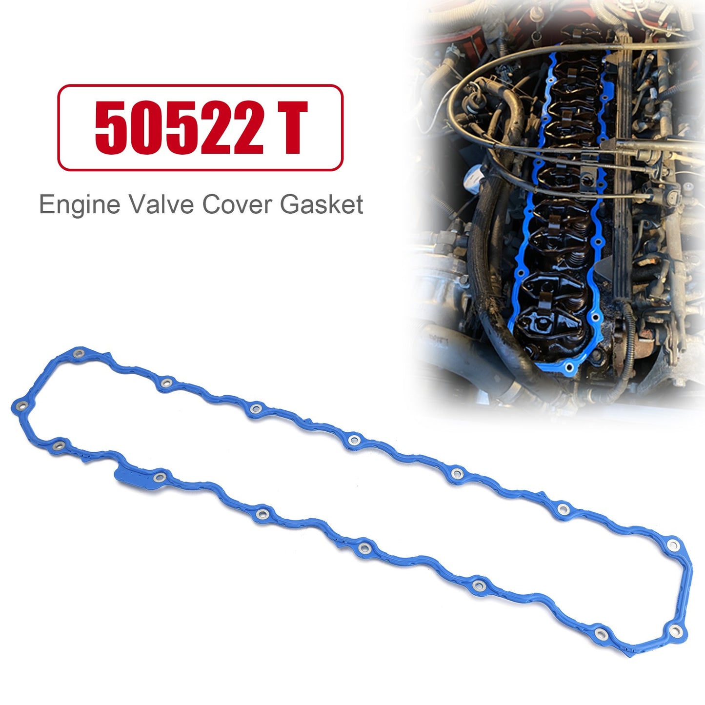 50522 T Engine Valve Cover Gasket for Jeep Cherokee Wagoneer Wrangler
