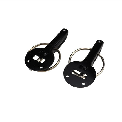 Car Universal Black Hood Pin Pins Lock Alloy Steel Mount Bonnet Latch Kit Racing