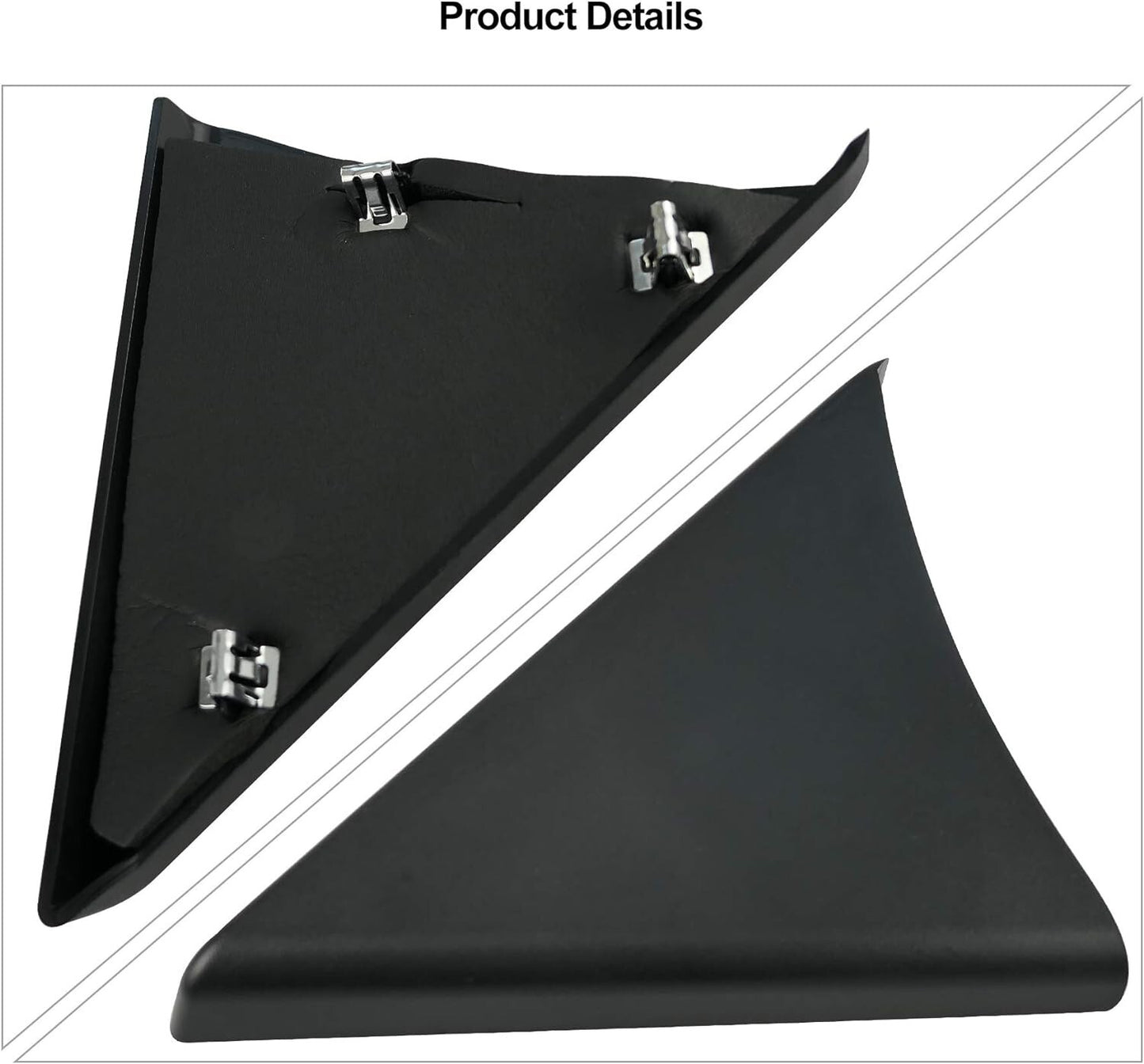 Drivers Door Inside Black Triangle For Cover Chevy Silverado GMC Sierra 25857289