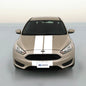 DUAL 7" VINYL RALLY STRIPES RACING STRIPE + INSTALL KIT For FORD FOCUS