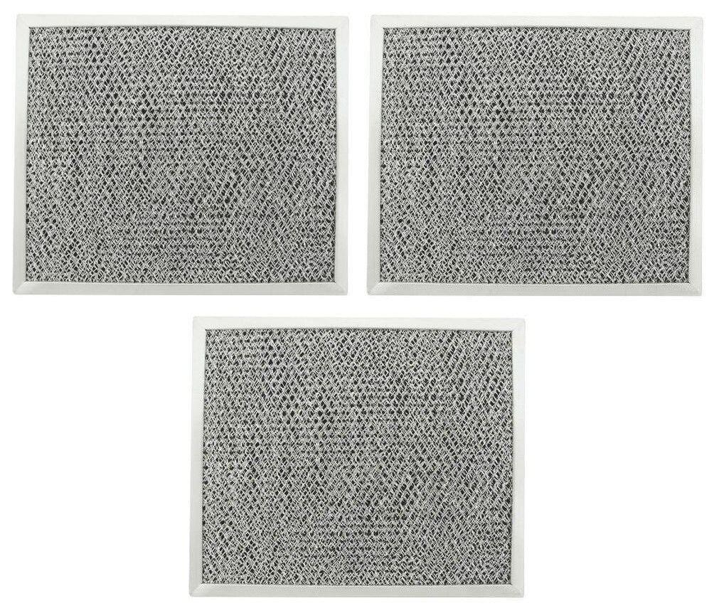 Solid Spare (3) RHF1109 Range Vent Hood Aluminum Filters for Broan, GE, and Jenn Air