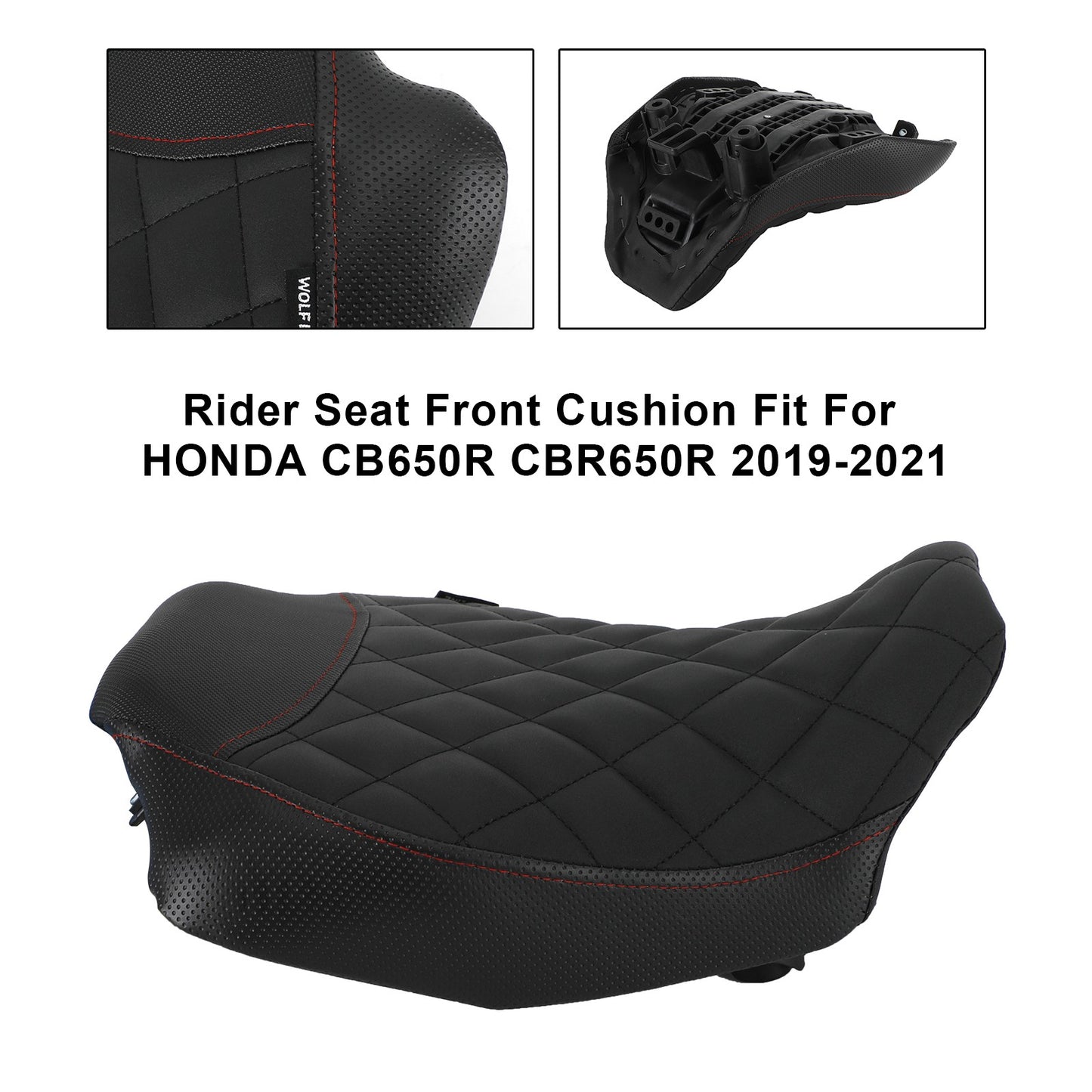 Replace Front Rear Driver Passenger Seat Black B For Honda Cb Cbr 650R 19-23 20