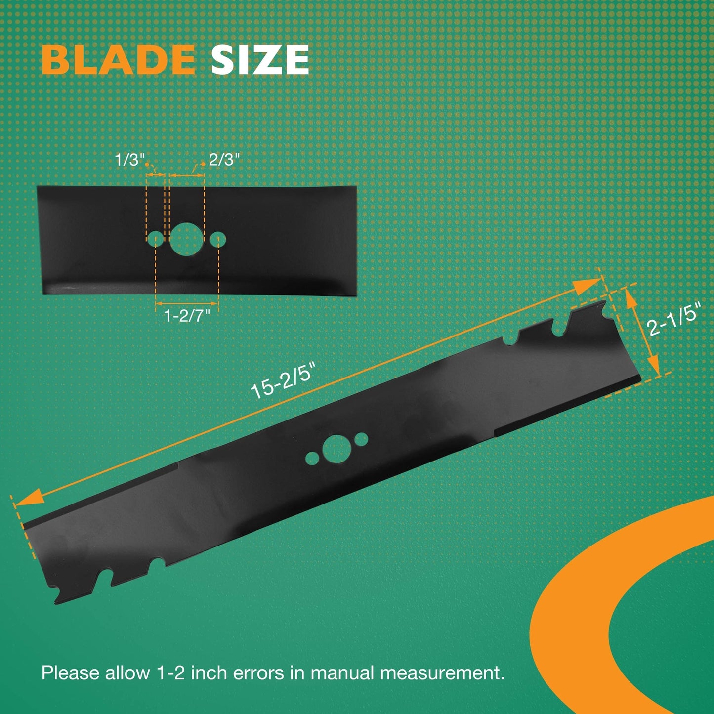 4x 120-9500-03 Lawn Mower Mulching Blades For Toro Exmark ECKA30 22205TE 20120