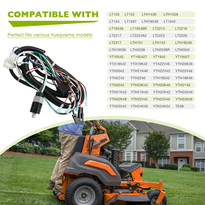 532401098 Lawn Tractor Wire Harness Fit for Husqvarna Jonsered LT126 LT152 LT154