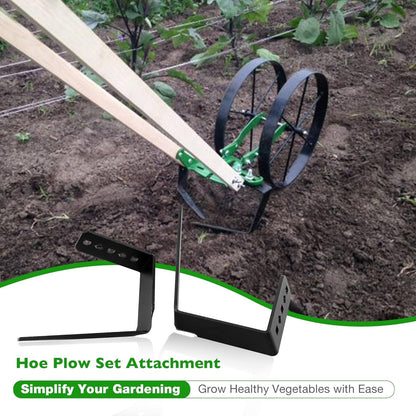 Wheel Hoe Sweeps Heavy-Duty Weeding Blades For Hoss & Planet Jr. Push Cultivator