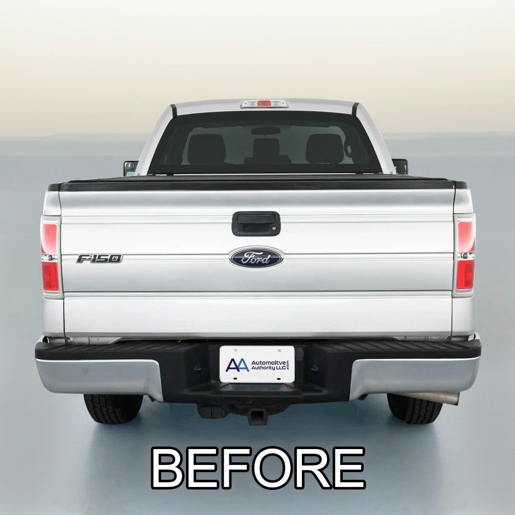 2009-2014 Ford F150 Carbon Fiber Tailgate Trim Molding Inserts By Auto Authority