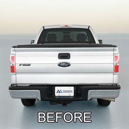 2009-2014 Ford F150 Carbon Fiber Tailgate Trim Molding Inserts By Auto Authority