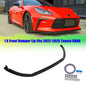 Front Bumper Lip Fits 2022-2025 Toyota GR86 ABS Black Splitter Spoiler Body Kit