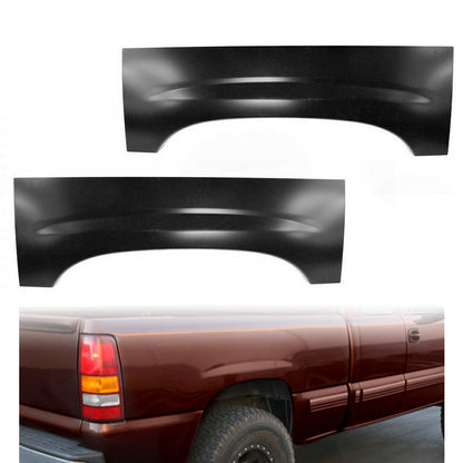 Solid Spare Upper Rear Pair Wheel Arch Repair Panel For 1999-2007 Chevy Silverado GMC Sierra