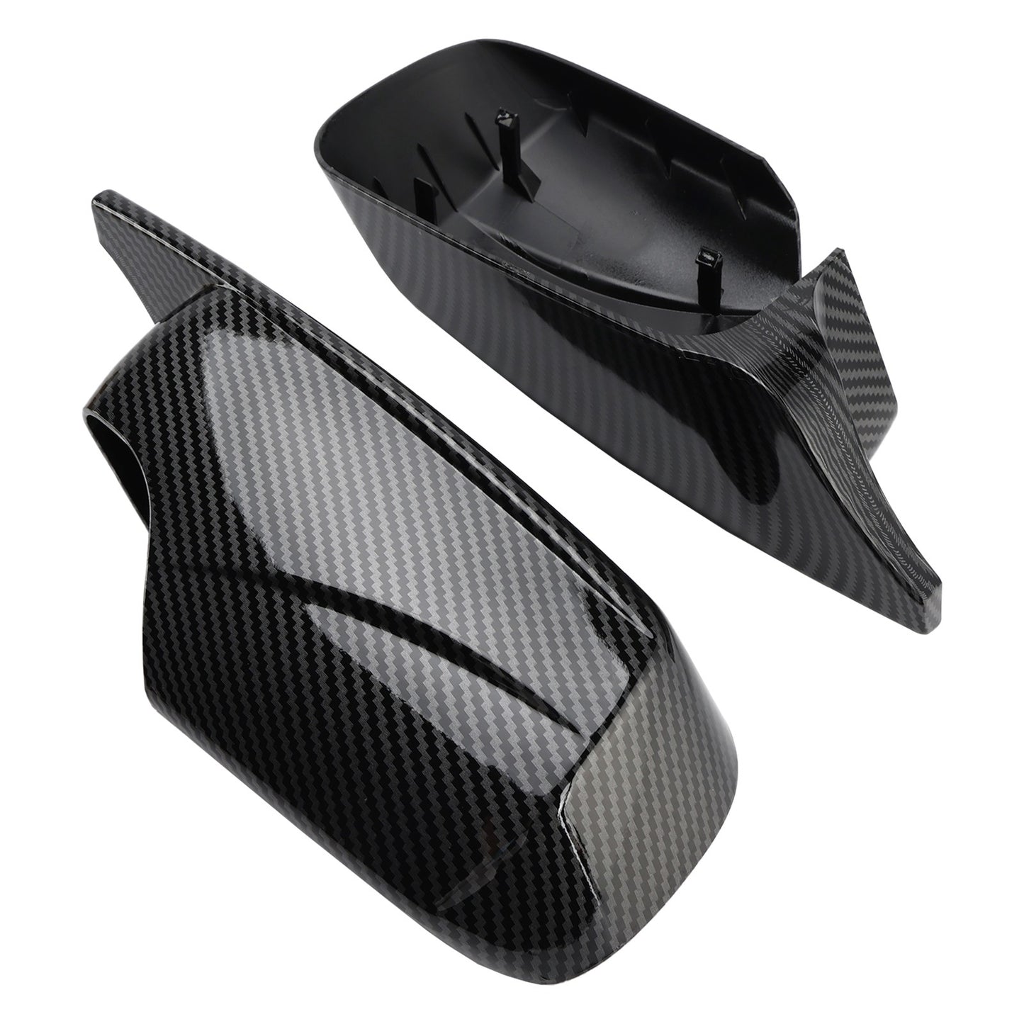 2x M Style Wing Car Side Mirror Cover Caps for BMW E46 Sedan E39 4DR 1998-2005