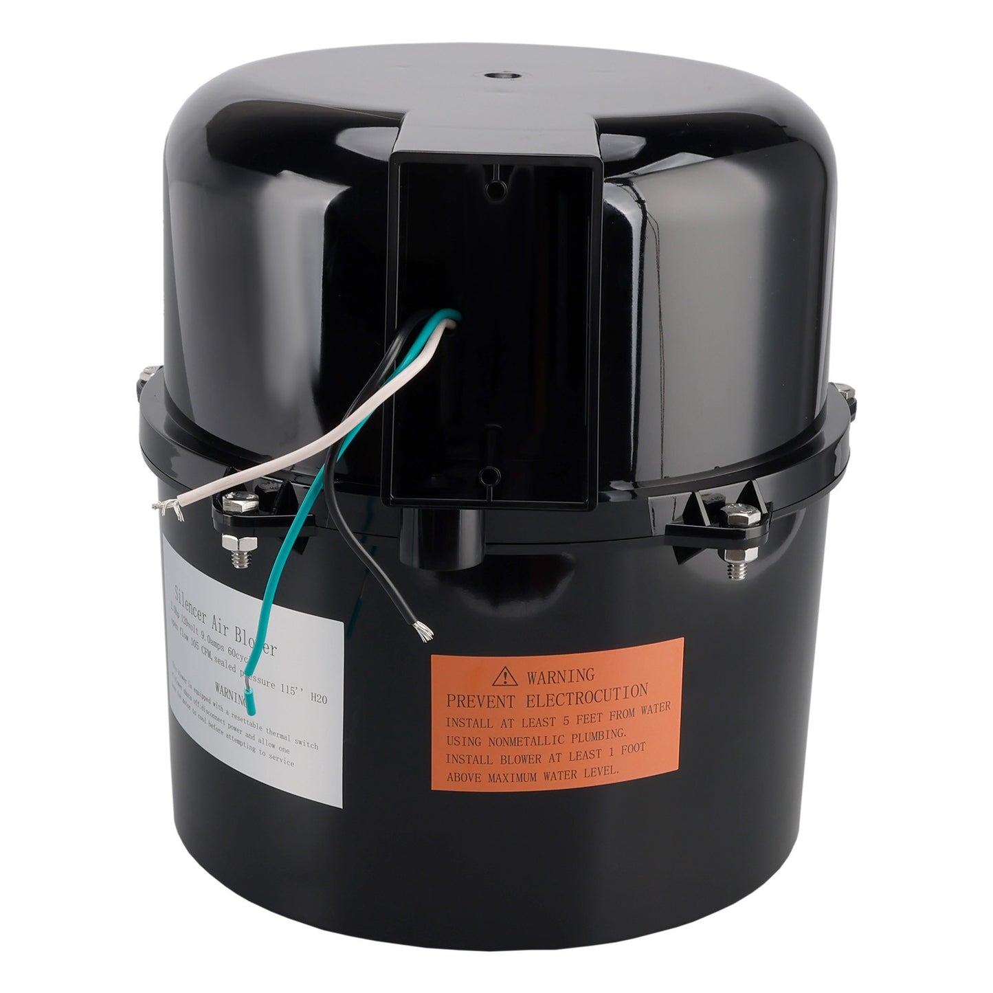 Silencer Blower Motor 2HP 120V 9.0 Amps For Air Supply*