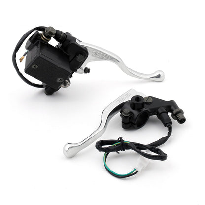 7/8" Handlebar Reservoir Brake Clutch Levers For Yamaha TDR 125 250 240