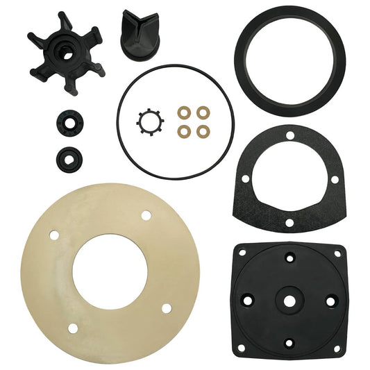 Solid Spare Marine Toilet Service Kit Fit for Jabsco 37010 Series - 37040-0000