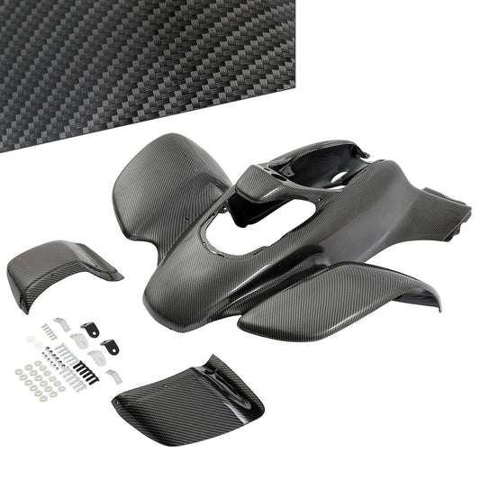 Solid Spare For Honda TRX 400EX 1999-2004 Front Fender ABS Carbon Fiber Printing #11739-30