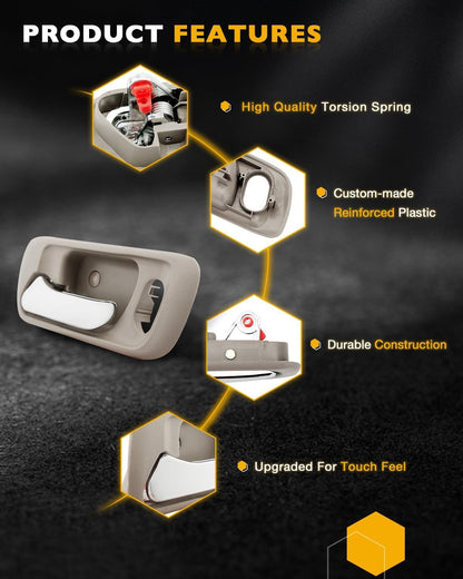72165S84A01ZC Inside Interior Door Handle Kit Fit 1998-2004 Honda Accord Odyssey