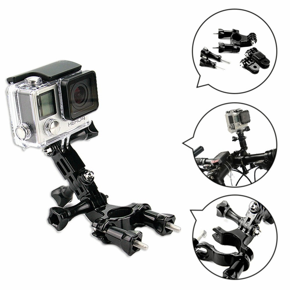 Bike Handlebar Seatpost Pole Roll Bar Mount for GoPro HERO9 8 7 6 5 4 Camera