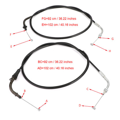 Moto Throttle Cable Wires 5PB-26311-10 for Yamaha XVS1100 Drag Star 99-2003