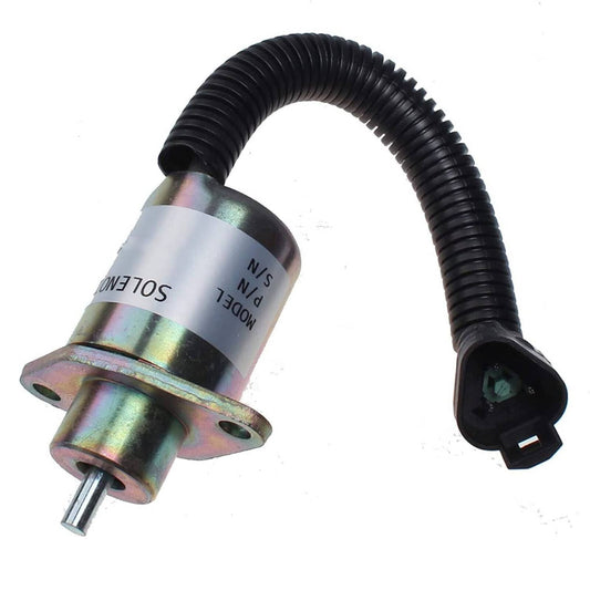 Solid Spare Fuel Shutoff Solenoid for CAT SKID STEER LOADER 267 277 287 236 246 248 252 262