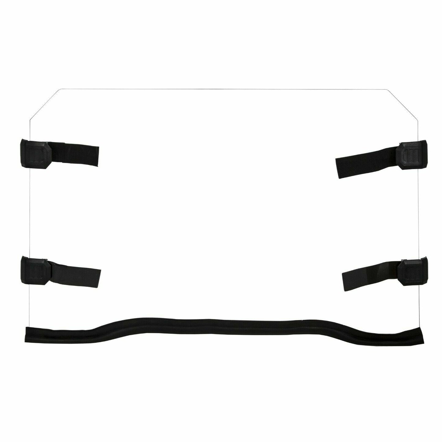 Solid Spare Full Windshield For Polaris RZR 900 1000 Turbo 2014-2021 w assembly fitting sets