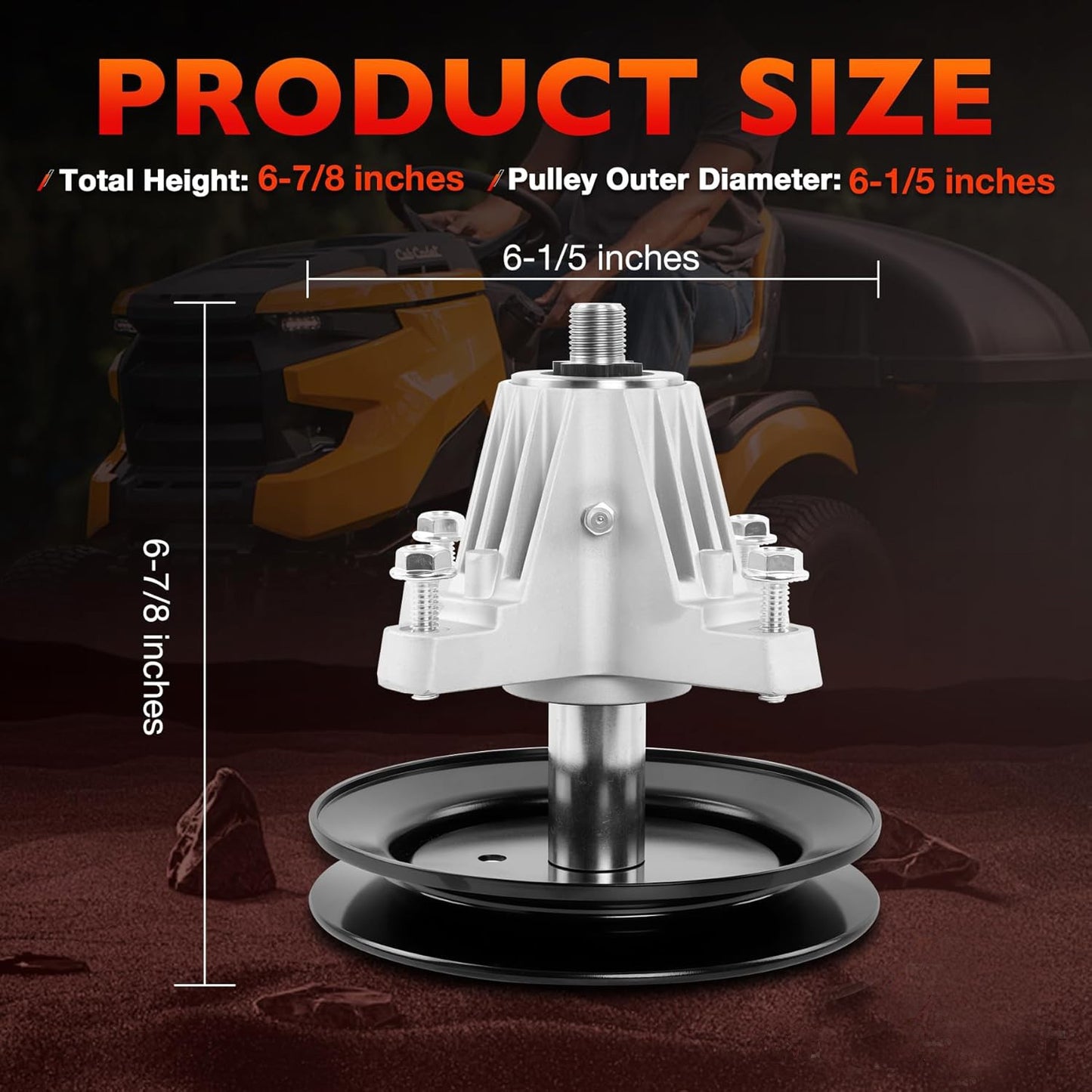 3X Mower Blade Spindle Kit For Cub Cadet Ultima ZT2 ZTS2 ZT3 60" Deck 618-04822A