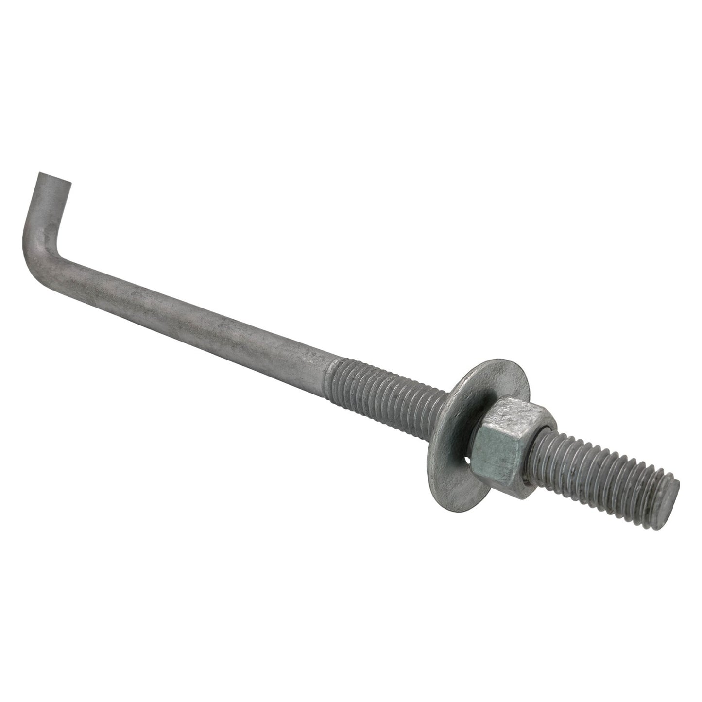 5/8" x 10-inch Galvanized Threaded Anchor Bolts for Wood, Concrete (10 Pack)