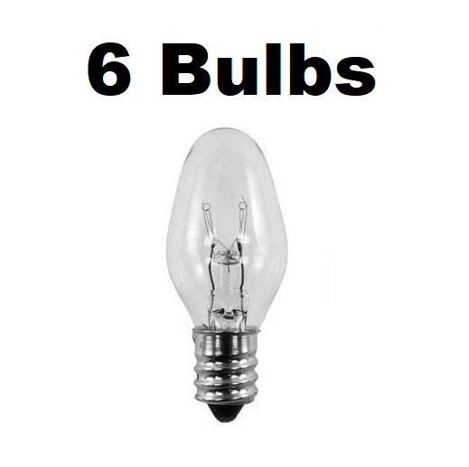 Solid Spare Replacement Bulbs for Sticky Dome Flea Trap 6 PACK