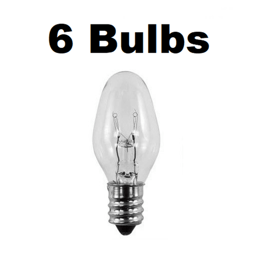 Solid Spare Replacement Bulbs for Sticky Dome Flea Trap 6 PACK