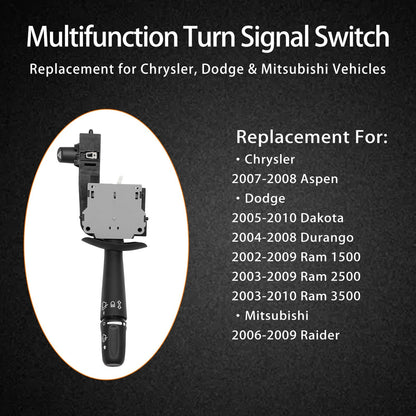 Turn Signal Windshield  Wiper Switch for 02-10 Dodge Ram Durango Chrysler Aspen