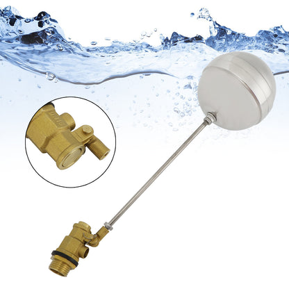 1/2" Male Thread Float Ball Valve Floating Ball Stainless Steel Water Sensor