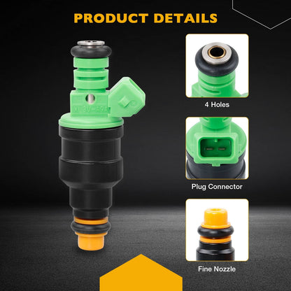 8x 42LB Fuel Injectors For Chevy Camaro Ford Mustang 440cc EV1 0280150558