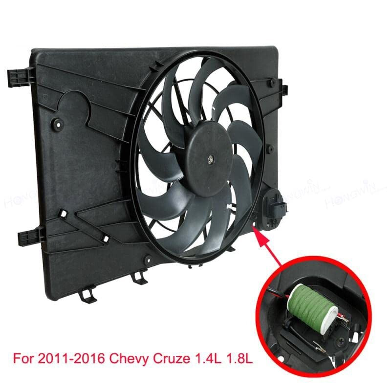 Radiator Fan Blower Motor Resistance For 2011-16 Chevrolet Cruze 1.4L 1.8L 2.0L