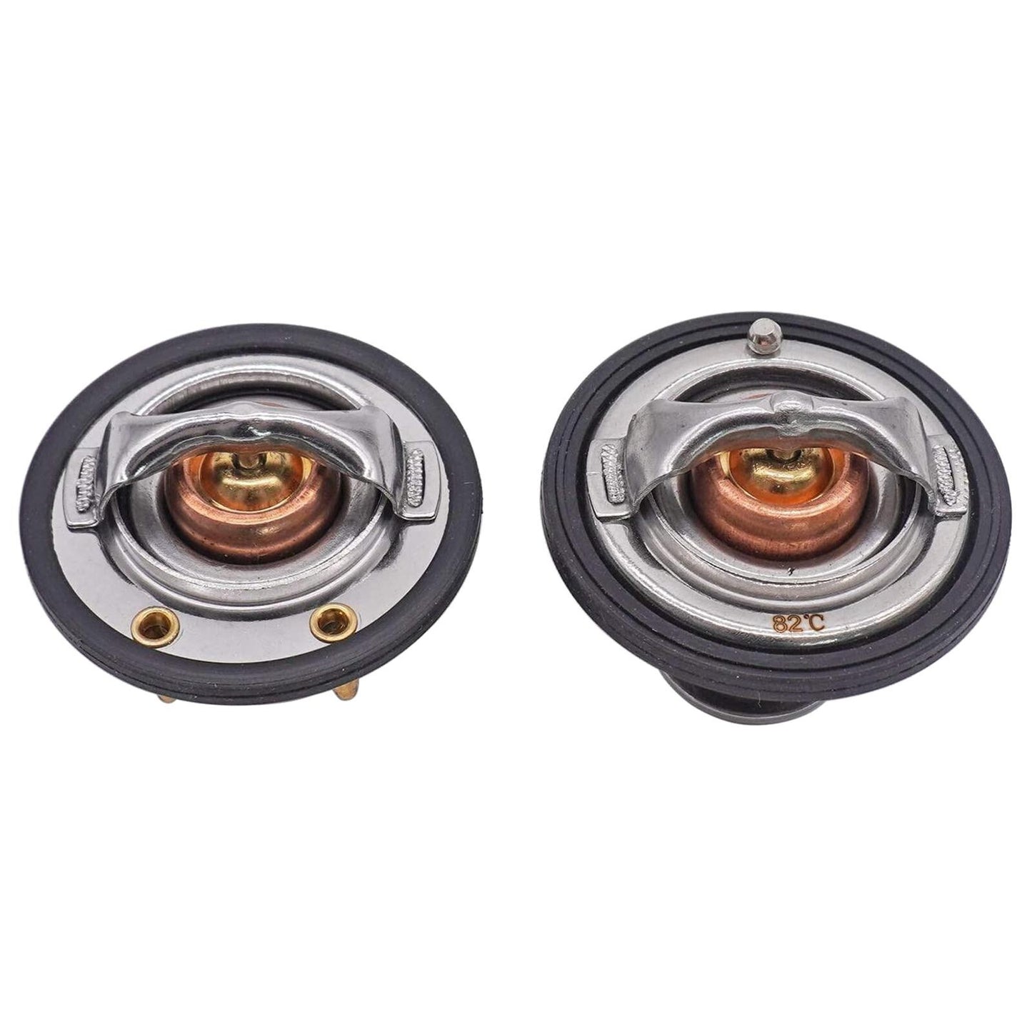 185 & 180 Degree Thermostat Front & Rear Kit Pair for GM Pickup Duramax