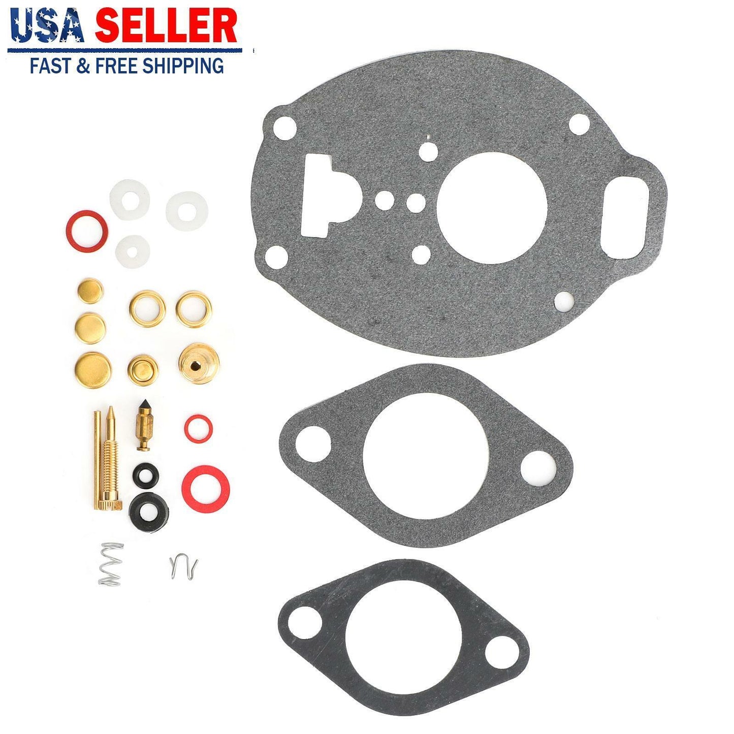 Carburetor Carb Rebuild Repair Kit For Allis Chalmers Tractor S D15 D17 WD45 USA