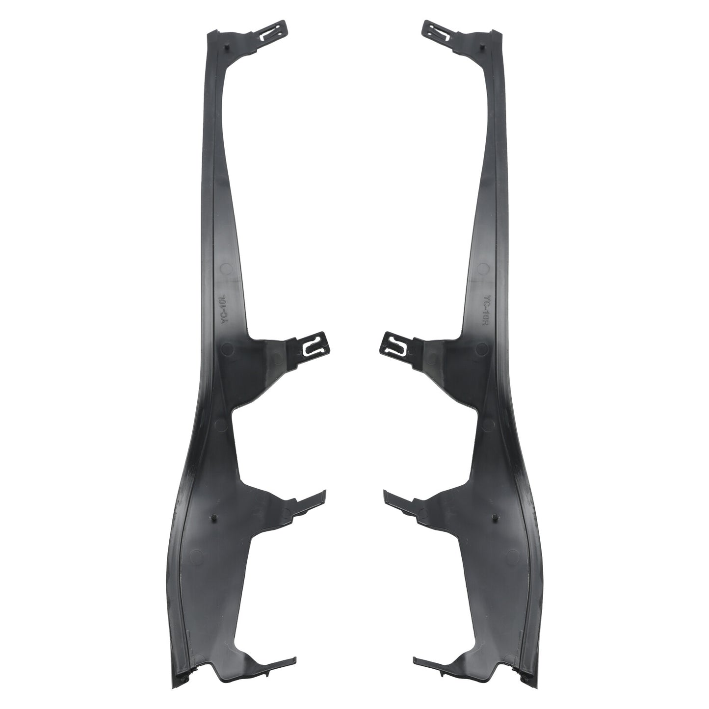 L+R Pair Upper Headlight Cover Strip Set Für BMW 3 E46 COUPE CABRIO LCI