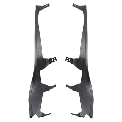 L+R Pair Upper Headlight Cover Strip Set Für BMW 3 E46 COUPE CABRIO LCI