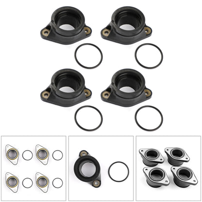 4Intake Manifold Boots\LH+RH For Suzuki GSXR 750\89-90\GSX 750 F Katana\90-98