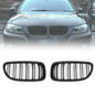 Front Kidney Grill Grilles Carbon Fiber Fit BMW E90/E91 LCI 3 Series 2008-2012