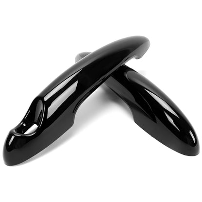 Solid Spare BLACK Door Handle Covers & Gas Tank Cap For MINI R55 Cooper S 07-14 / R56 06-13