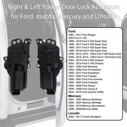 4x Power Door Lock Actuators Fit for Ford F150 F250 F350 F450 Ranger Explorer