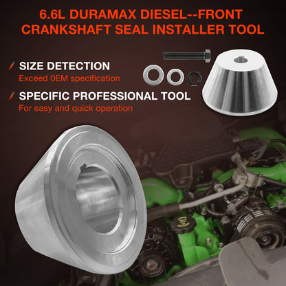 J-44645 Front Crankshaft Seal Wear Sleeve Installer Tool Fits Isuzu 6.6L Duramax