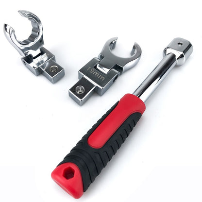 9pcs Flare Nut Flexible Open End Offset Box Wrench Metric Set Brake Line Wrench
